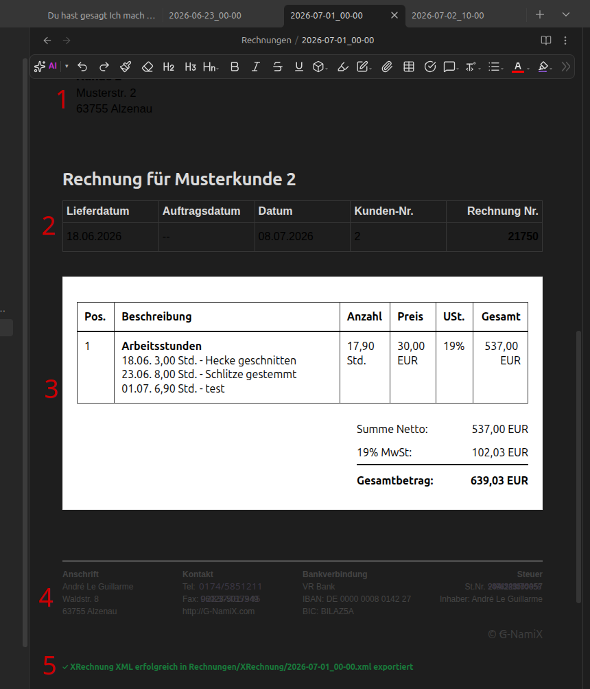 Erklärung